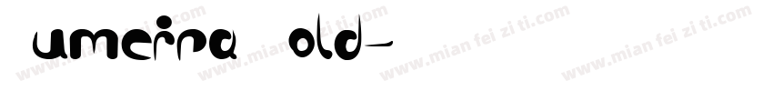 Humeira Bold字体转换